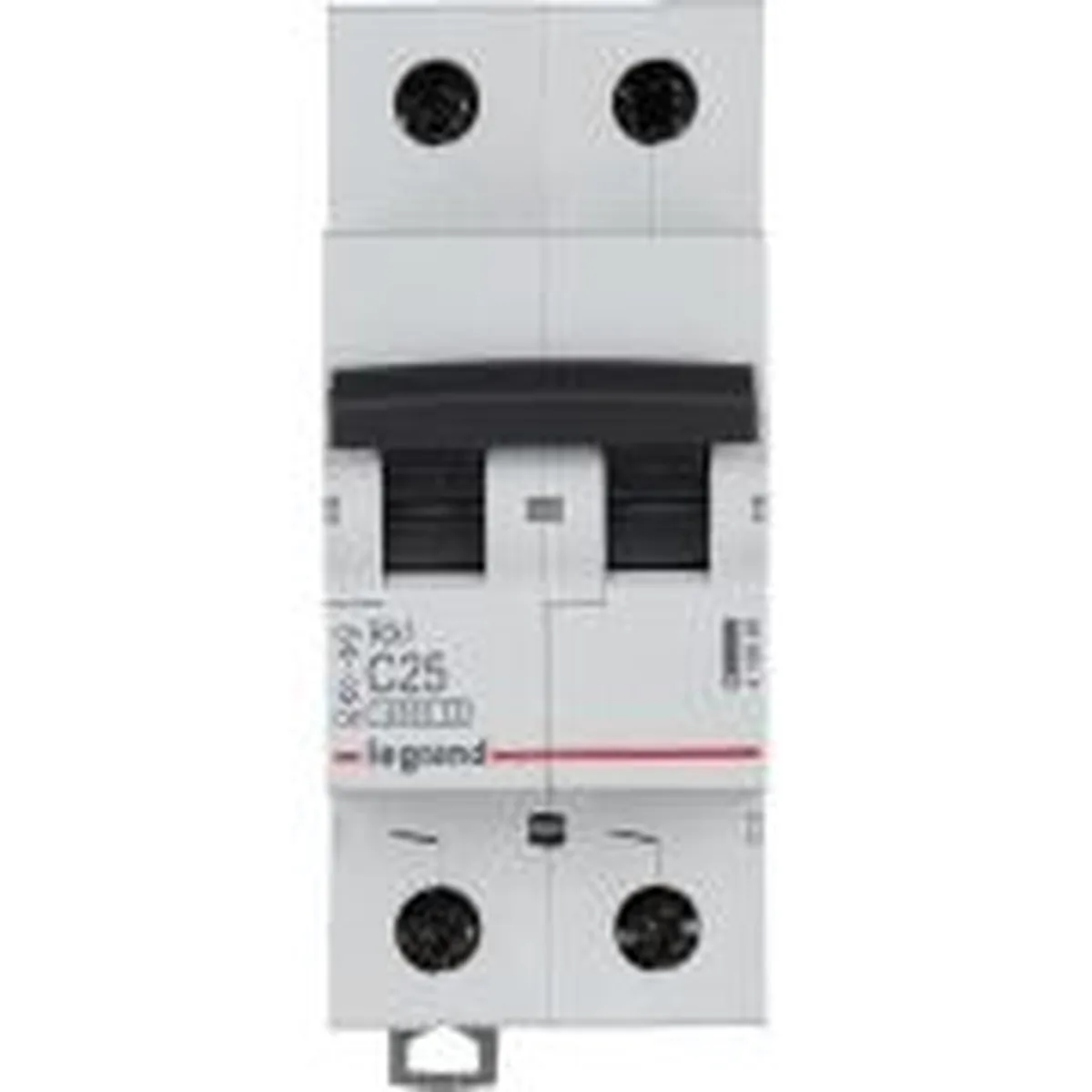 Выключатель автоматический модульный 2п C 25А 4.5кА RX3 ИЭК Leg 419699