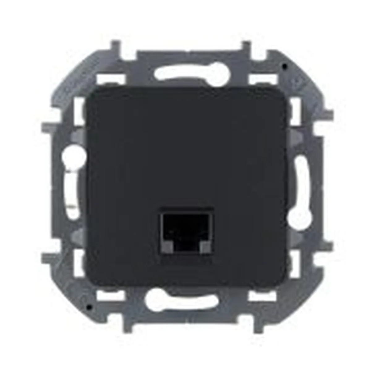 Розетка компьютерная Inspiria RJ45 кат.5E UTP антрацит Legrand 673828