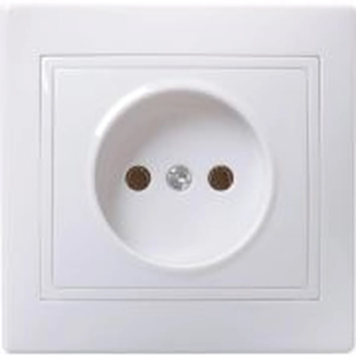 Розетка 1-м СП Кварта 10А IP20 без заземл. без защ. шторок бел. GENERICA ERK13-K01-10-DM