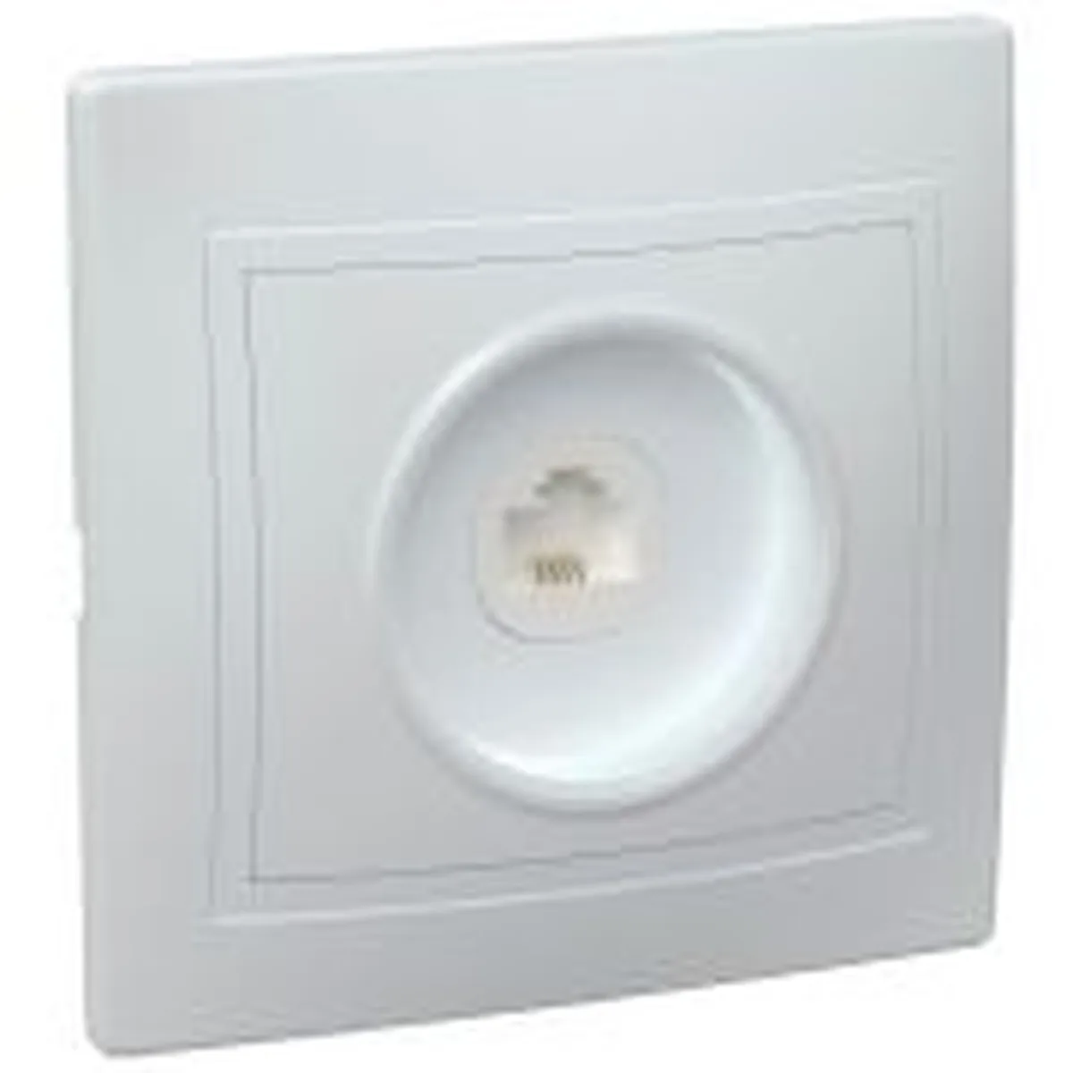 Розетка телефонная 1-м СП Кварта РТ10-КБ IP20 бел. GENERICA ETK10-K01-DM