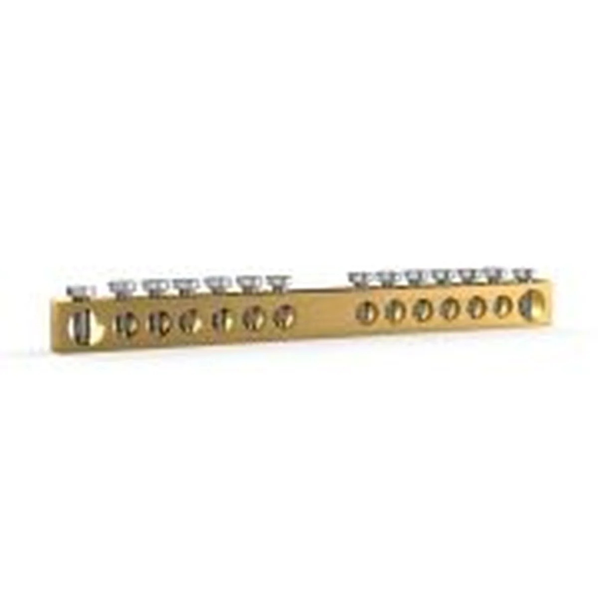 Шина PEN «земля-ноль» 6х9мм 14 отвер. латунь TOKOV ELECTRIC TKE-BCB-69-14-N/PEN